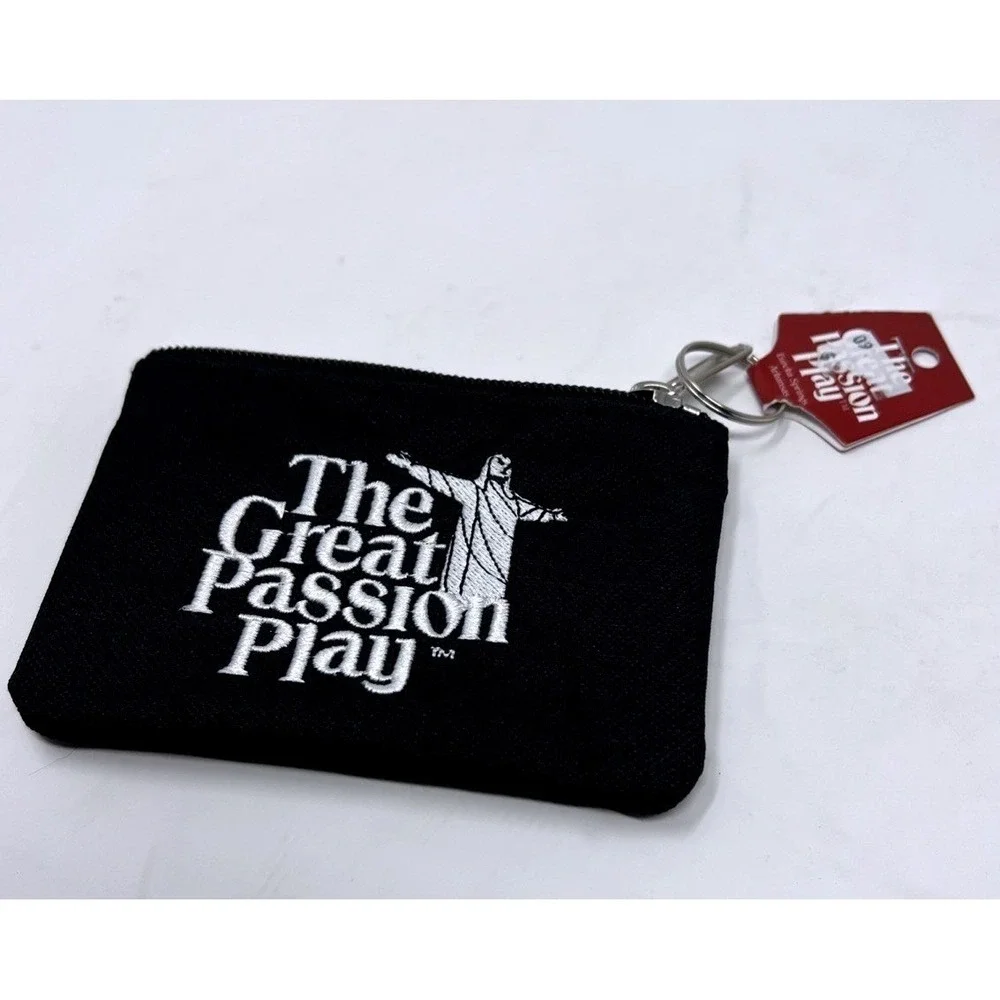 The‎ Great Passion Play Coin Purse Keychain Pouch Eureka Springs AR New With Tag